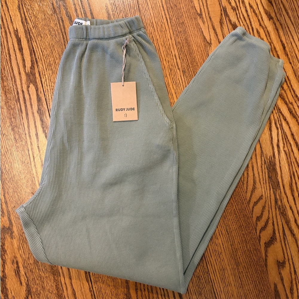 Rudy Jude Adult Gardener Thermal Pants in Sage Green